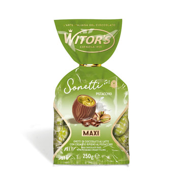 Pieno šokolado ir pistacijų kiaušiniai WITOR'S Ovetti Pistacchio, 250 g